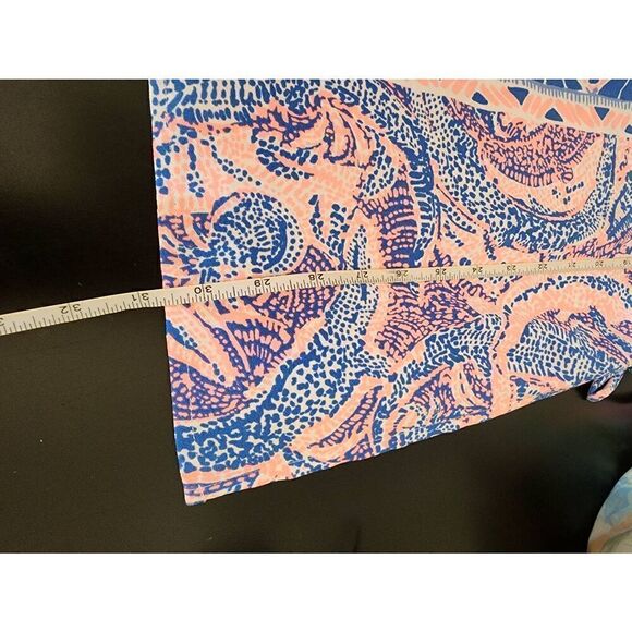 Lilly Pulitzer  NWT Donna  Romper Coastal Blue Maybe Gator size 2 - Picture 9 of 11